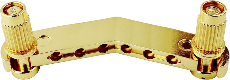 guyker Guitar Stop Bar Tailpiece with Anchors and Studs Replacement Part Compatible with Les Paul LP SG Style 6 String Electric Guitar - GK21, Golden - Image 2